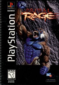 Primal Rage PAL Playstation PAL box art